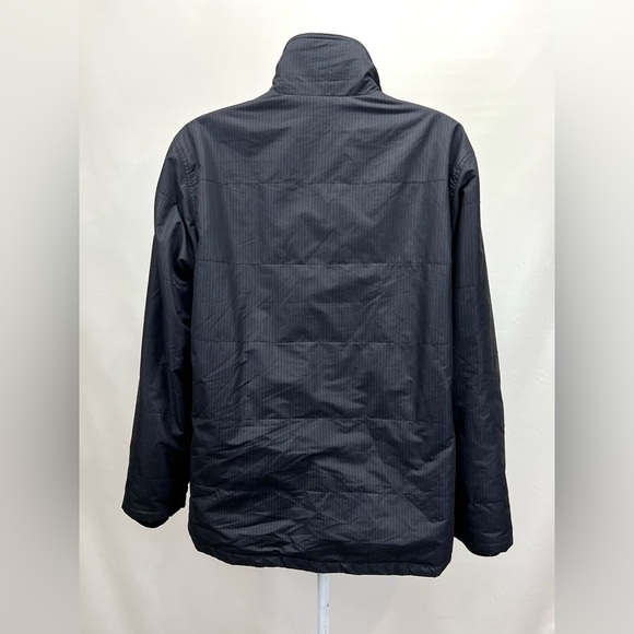 QUIKSILVER Men's Black Puffer Jacket with Stand-Up Collar size L - Picture 9 of 15